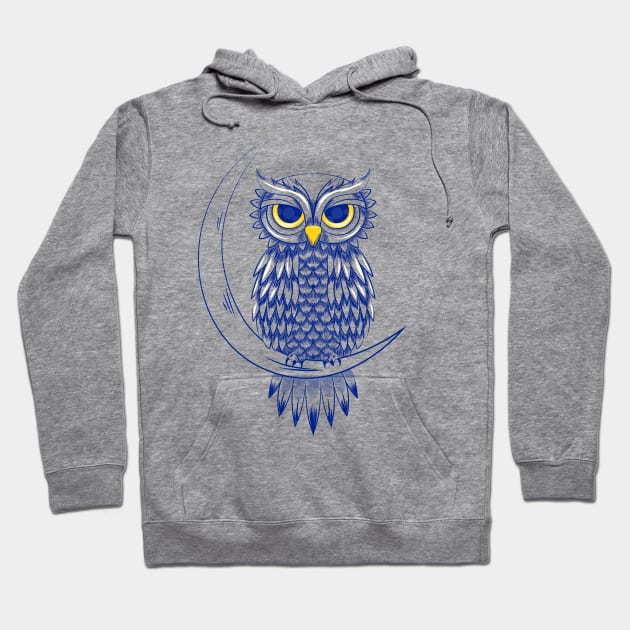 Night Owl Hoodie by Priscila Floriano